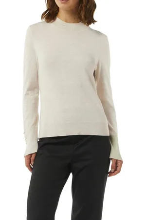 Comma, Strickpullover mit Stehkragen