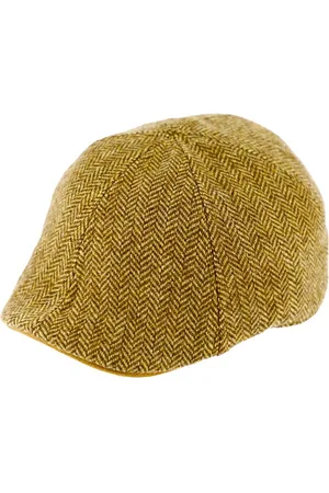 Fiebig Flat Cap 6-Panel Wool Herringbone Fischgrat Cap - Verkäufer: Hatmaster