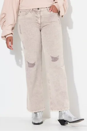 Angel of Style 5-Pocket-Jeans Jeans weites Bein Destroy-Effekte 5-Pocket - Verkäufer: Popken Fashion Group