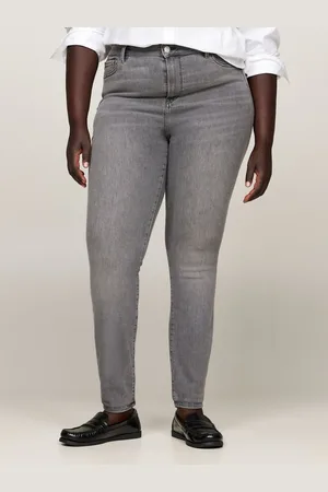 Tommy Hilfiger Skinny-fit-Jeans CRV HARLEM U SKINNY HW Große Größen in Stoned Washed Optik