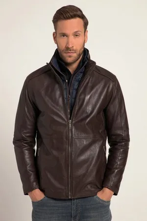 JP 1880 Lederjacke Lederjacke Leder Lammnappa Zipper - Verkäufer: Popken Fashion Group