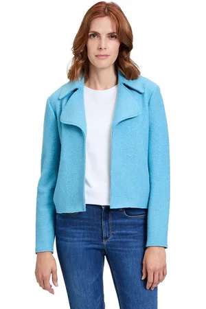 Betty & Co Jackenblazer Betty & Co Casual-Jacke mit Kragen Material