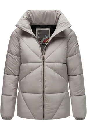 Navahoo Steppjacke Schokolinaa 14 Winterjacke mit modischer Steppung & hohem Kragen