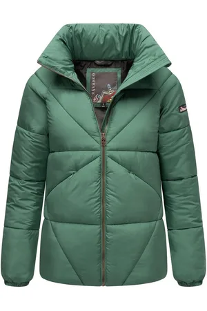Navahoo Steppjacke Schokolinaa 14 Winterjacke mit modischer Steppung & hohem Kragen