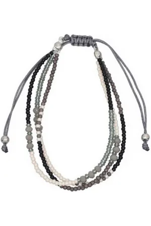 Bungsa Armband Armband Perlen Boho -Style aus Nylon Unisex - in 4 Varianten (1 Armband, 1-tlg), Bracelet Armschmuck - Verkäufer: