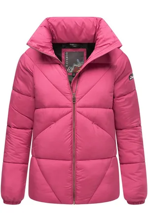 Navahoo Steppjacke Schokolinaa 14 Winterjacke mit modischer Steppung & hohem Kragen