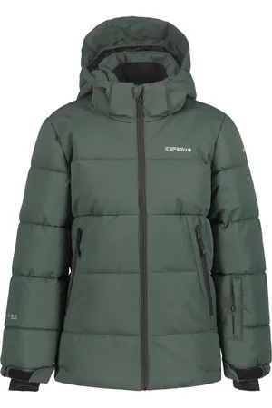 Icepeak Skijacke LOUIN JR (1-St) Winterjacke mit Öffnung für Kopfhörerkabel an der Innentasche