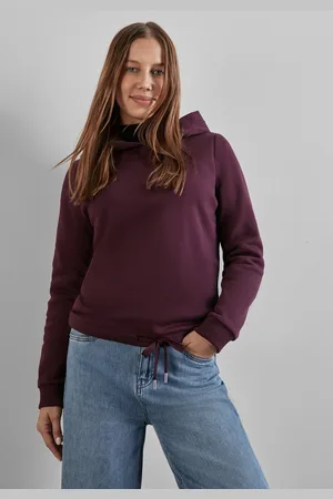 Street one Hoodie mit Tunnelzug am Saum