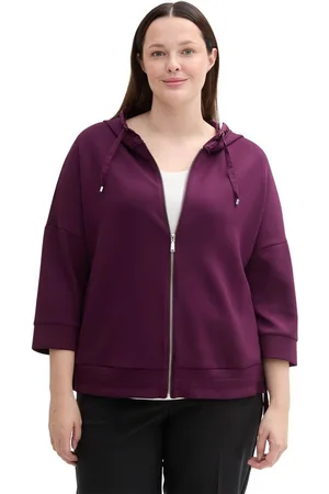 TOM TAILOR Kapuzensweatjacke mit Kapuze