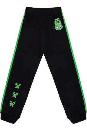 Minecraft Jogginghose Jogginghose Schwarz - Grün Kinder 116 - 152 cm - Verkäufer: coole-fun-t-shirts