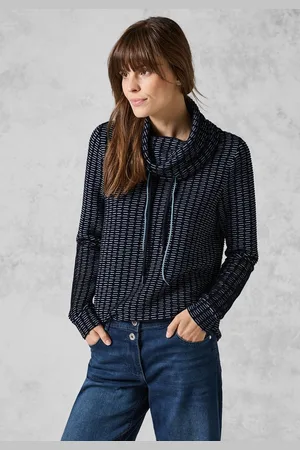 CECIL Sweatshirt aus softem Materialmix