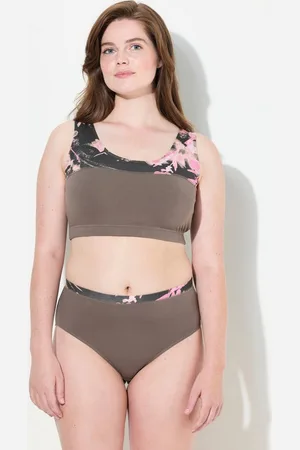 Ulla Popken Bustier Bustier Blätter Rundhals Biobaumwolle - Verkäufer: Popken Fashion Group