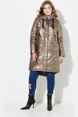 Miamoda Outdoorjacke Jacke A-Linie farbiges Futter Kapuze - Verkäufer: Popken Fashion Group
