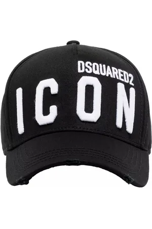 Dsquared2 Baseball Cap Basebalkappe Icon DSQ2 Logo Kappe Mütze Mailand ansässiges Label mit leicht zerfetzt für einen Vintage-Look - Verkäufer: eldigo