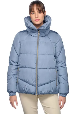 Geox Steppjacke DAMIANA mit hoch schließendem Kragen, 2-Wege-Reißverschluss