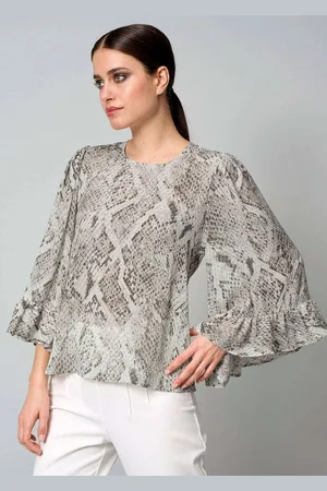 ALBA MODA Kurzarmbluse Bluse mit Volant am Ärmel - Verkäufer: Premio Fashion GmbH