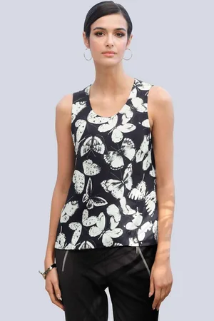 ALBA MODA Shirttop Top mit grafischem Allover Print - Verkäufer: Premio Fashion GmbH