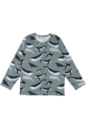 Walkiddy Langarmshirt Longsleeve Great Whales Kinder Langarmshirt - Verkäufer: HUCKLEBUCK & FINJA Nordkinder Kindermode