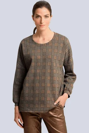 ALBA MODA Langarmshirt Shirt im Karodessin - Verkäufer: Premio Fashion GmbH