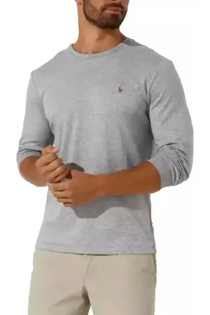 Ralph Lauren Longsleeve Interlock Pony Langarm gerippter Rundhalsausschnitt und Ärmelabschlüsse - Verkäufer: eldigo
