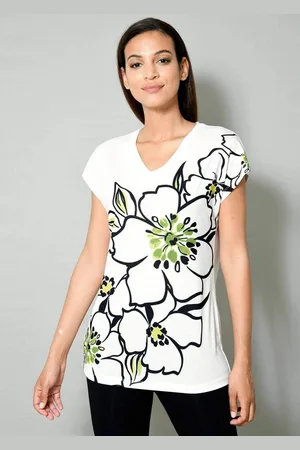 ALBA MODA Print-Shirt Shirt mit modischem Druck im Vorderteil - Verkäufer: Premio Fashion GmbH