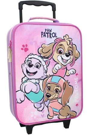 Paw Patrol Kinderkoffer Trolley Koffer 12 L kindertrolley pawpatrol pink Trolly Mädchen Leicht, Innenmaße: 40 x 30 x 10 cm, Gesamtmaße: 47 x 31 x 13 cm - Verkäufer: Spielwaren Klee