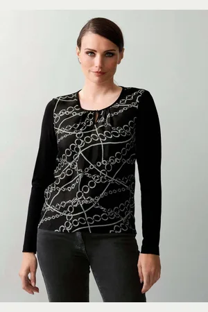 ALBA MODA Shirtbluse Blusenshirt mit Kettendruck - Verkäufer: Premio Fashion GmbH