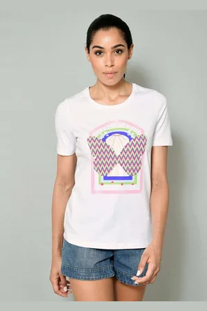 ALBA MODA Kurzarmshirt Shirt mit modischen Motivdruck - Verkäufer: Premio Fashion GmbH