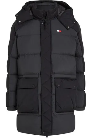 Tommy Hilfiger Steppmantel TJM TWO TONE PARKA kontrastfarbene Einsätze