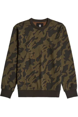G-Star Sweatshirt Herren Sweatshirt Baumwolle Island Camo - Verkäufer: Yourfashionplace