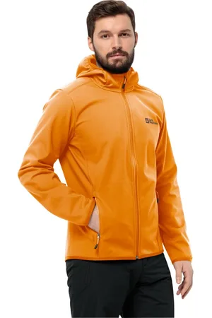 Jack Wolfskin Softshelljacke BORNBERG HOODY winddicht, wasserabweisend