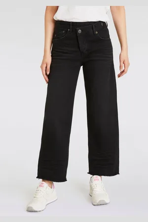 Herrlicher Straight-Jeans Mäze Sailor Recycled Denim Black Stretch im Five-Pocket Style