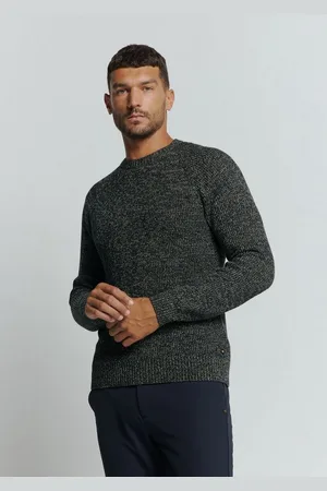 No Excess Strickpullover in melierter Optik