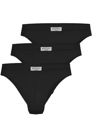 Mustang Slip Unterhose Boxershorts Unterwäsche (Set, 3-St., 3er-Pack) Enge Passform - Bequemer Komfort - Elastisches Bündchen - Verkäufer: s2c GmbH