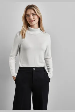 Street one Rollkragenpullover mit Materialmix