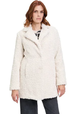 Betty & Co Plüschjacke Betty & Co Plüschjacke mit Reverskragen