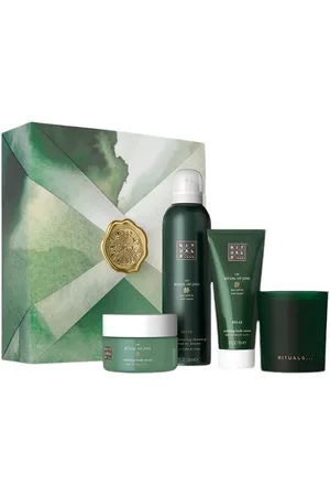 Rituals Pflege-Geschenkset The Ritual of Jing M für Frauen, Heiligem Lotus, Jujube, Minze Pflege-Körperpflegeset, 4-tlg., Beruhigender Duft, Spa-Erlebnis, Geschenkbox, Körperpeeling. - Verkäufer: Cultzen