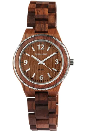 Excellanc Quarzuhr 2810007 Unisexarmbanduhr aus Zebraholz - Verkäufer: Shaghafi GmbH