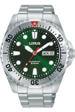 Lorus Automatikuhr Sports RL475BX9, Armbanduhr, Herrenuhr, Mechanische Uhr, Edelstahlarmband, analog