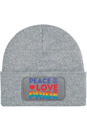 Youth Designz Beanie Peace Love Pride unisex Beanie mit trendigem Motiv - Verkäufer: EmDa Trading GmbH