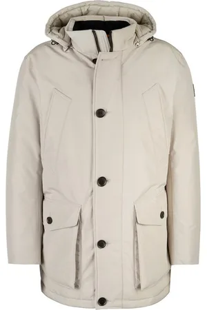 HUGO BOSS Outdoorjacke Osiass mit Knopfverschluss