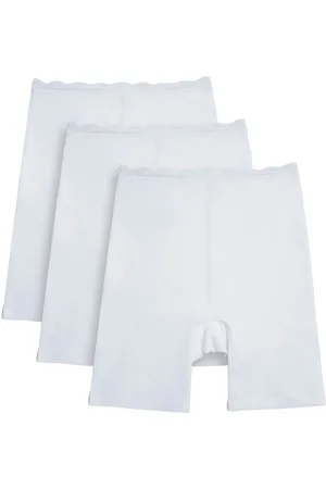 YSABEL MORA Lange Unterhose BASIC COLLECTION COTTON WITH LACE (3er Pack) angenehme Weichheit und Passform gegen Reibung