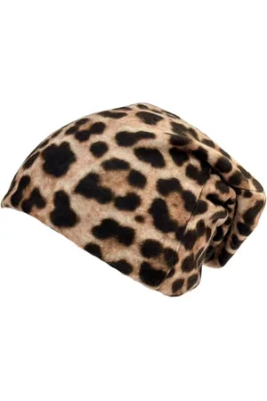 Adel Bags Beanie Leopard-Druck Mütze, Standardgröße, leicht und langlebig hergestellt in Italien - Verkäufer: