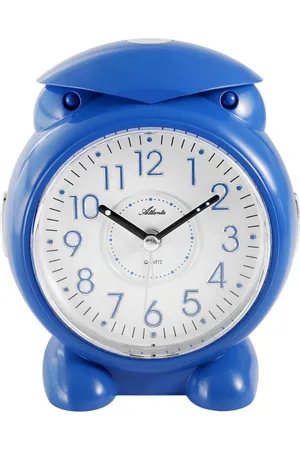 Atlanta Quarzuhr 1985 Quartzwecker, 2 Stück, blau / weißes Zifferblatt - Verkäufer: Shaghafi GmbH