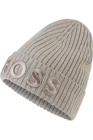 HUGO BOSS Beanie Lara_hat mit großem Schriftzug