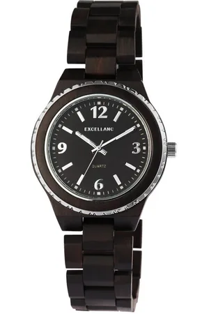 Excellanc Quarzuhr 2810007 Unisexarmbanduhr aus Zebraholz - Verkäufer: Shaghafi GmbH