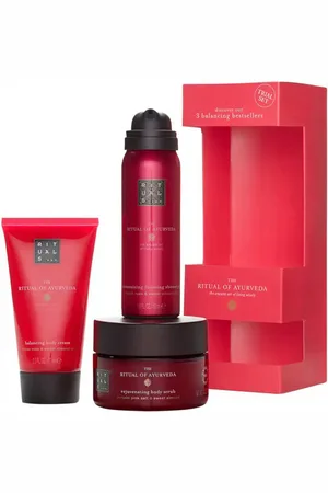 Rituals Pflege-Geschenkset von Ritual of Ayurveda, 3-tlg Probeset: Duschgel, Creme, Scrub - Verkäufer: Samrah Fatima