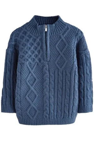 Next Troyer Pullover mit Zopfmuster und Reißverschluskragen (1-tlg) - Verkäufer: Germany GmbH