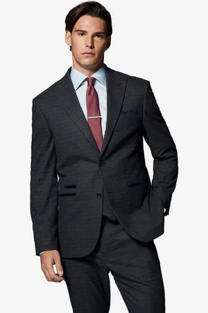 Next Baukastensakko Skinny Fit Anzugsakko mit Karomuster und Besatz (1-tlg) - Verkäufer: Germany GmbH