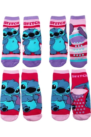 Disney ABS-Socken Stitch Kinder lange ABS Socken Stoppersocken 2-er Set (2-Paar) Gr. 23 bis 34, Anti Rutsch Noppen - Verkäufer: WS-Trend